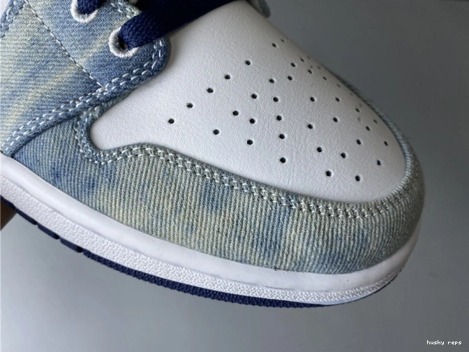 Rep Husky Low Washed 1 Denim Air Jordan CZ8455-100 0630